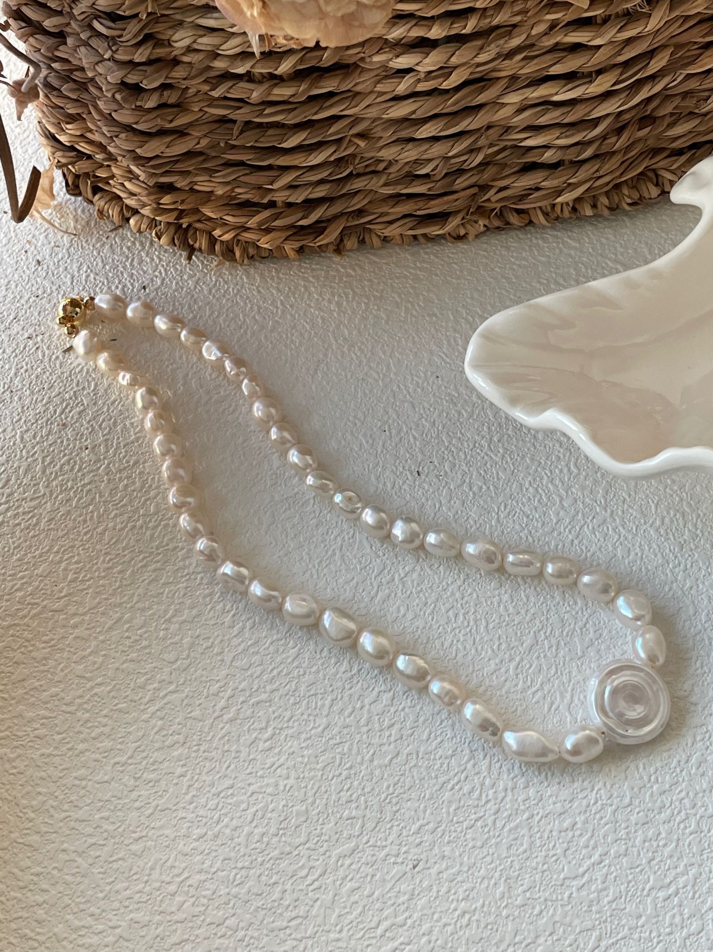 Vintage Roman Beaded Necklace