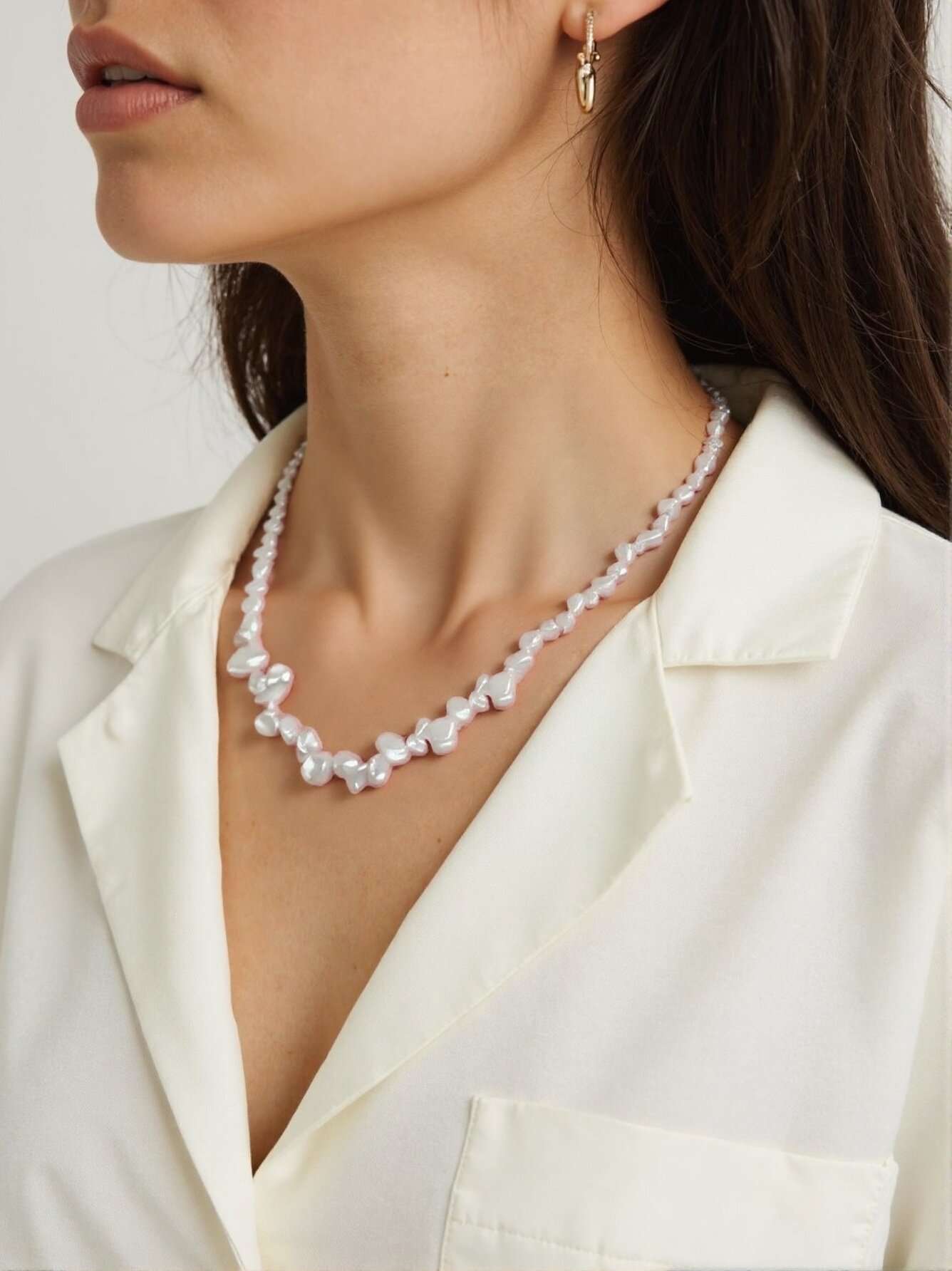 Keshi Freshwater Pearl Necklace