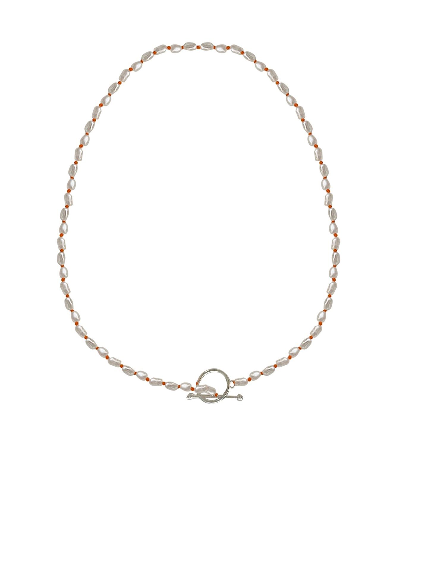 Multicolored Baroque Pearl Necklace