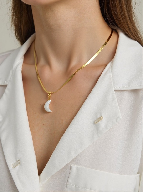 Day Moon And Stars Necklace