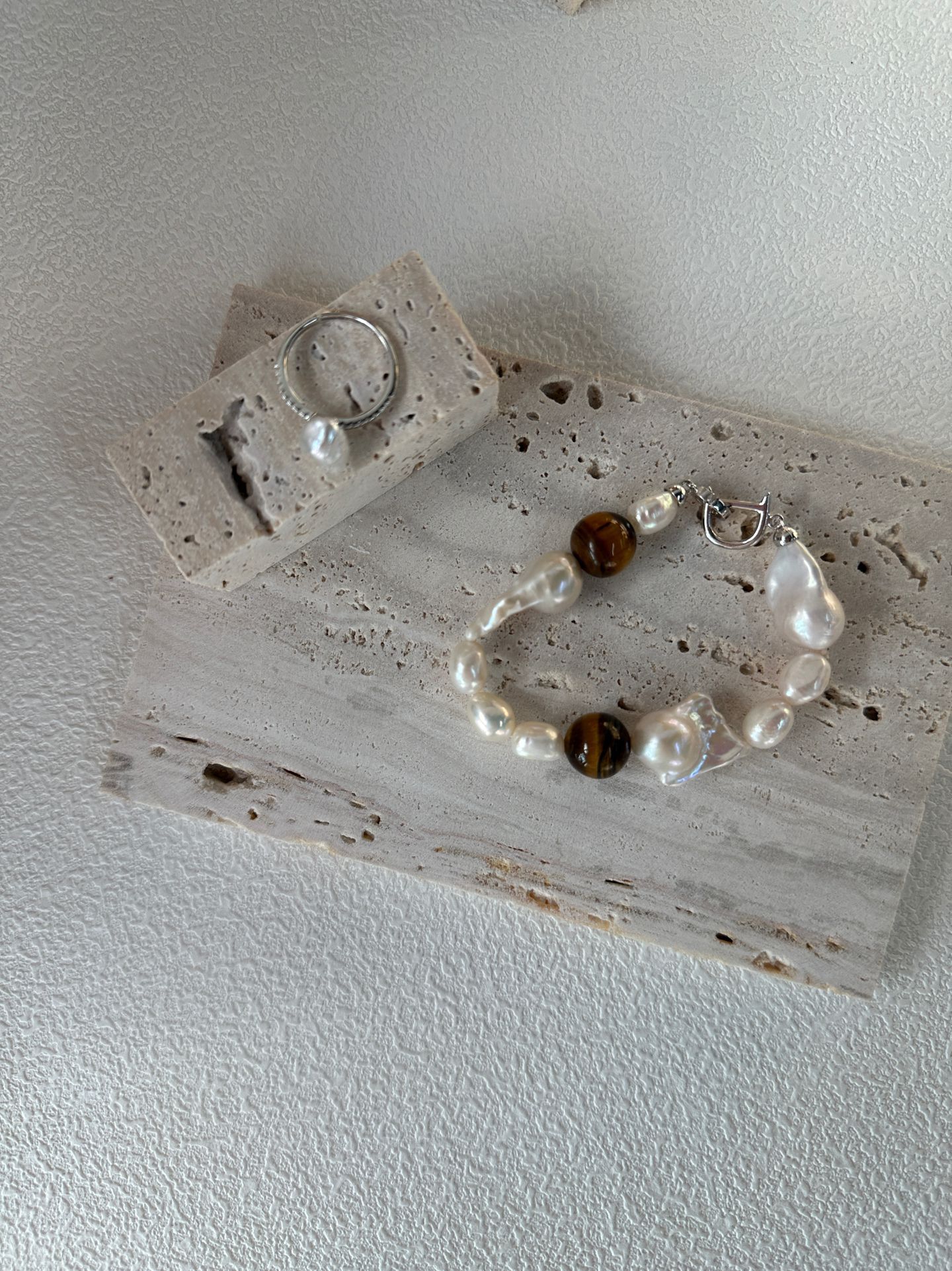 Amber Beaded Bracelet