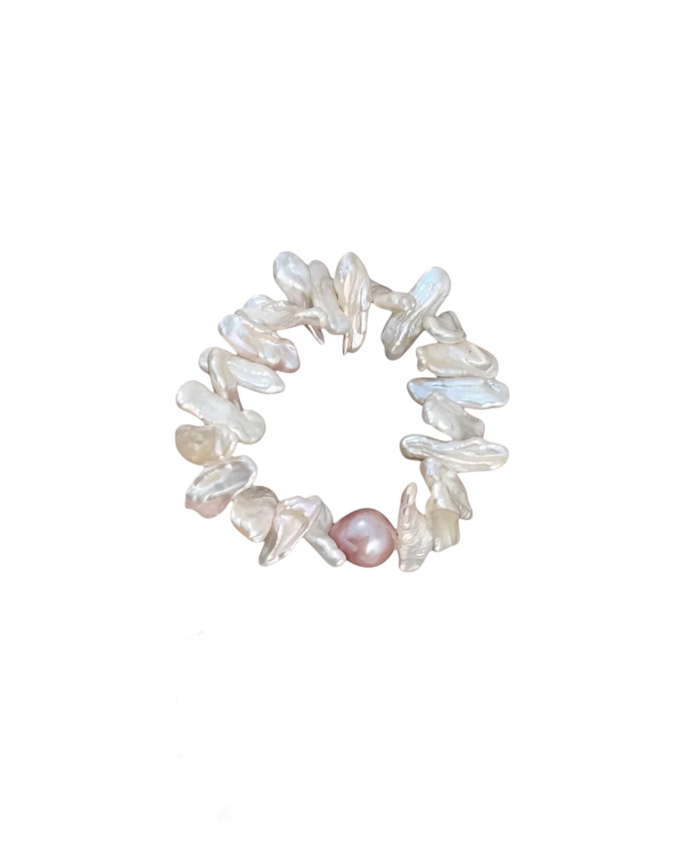 Sunflower Baroque Pearl Necklace