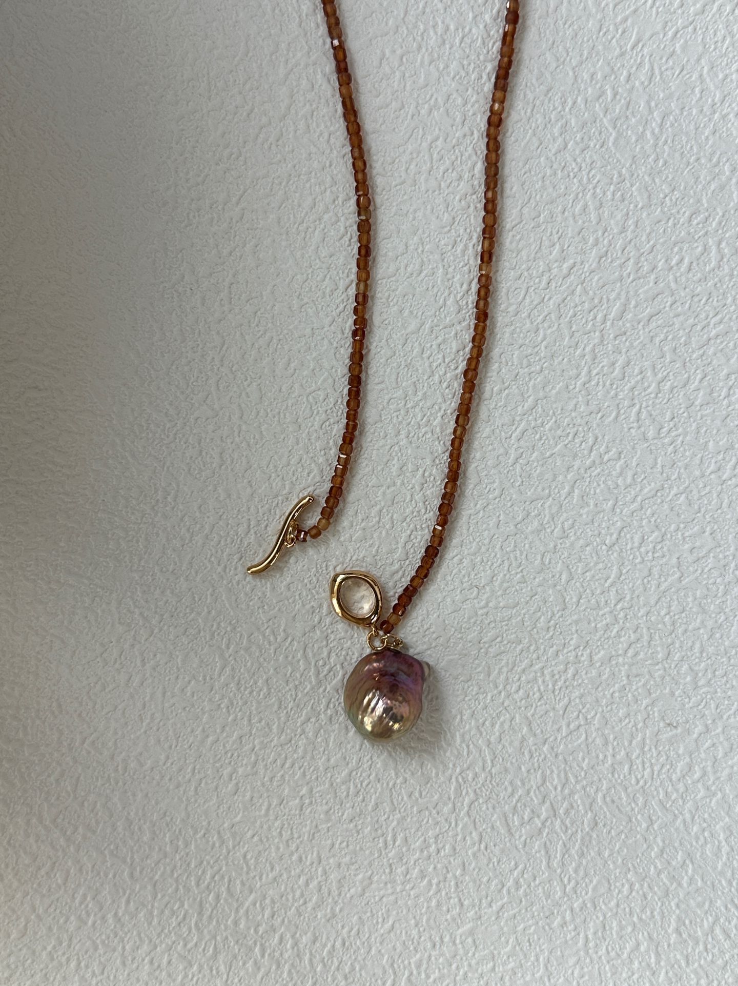 Pomegranate Colorful Baroque Necklace